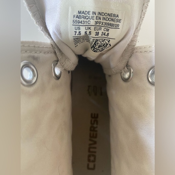 Converse Special Edition Zip Up Leather Hitops - Picture 8 of 8